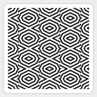 Abstract geometric pattern Magnet